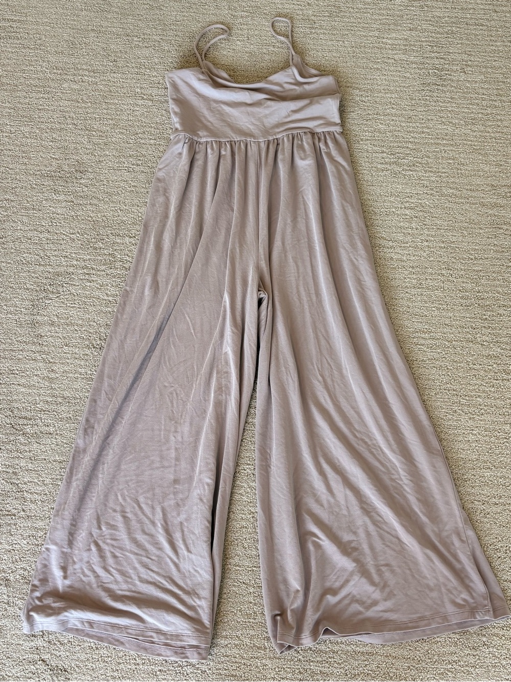 Wilfred Aritzia Dusty Mauve Purple Wide Leg Jumpsuit Women’s M - Picture 3 of 7